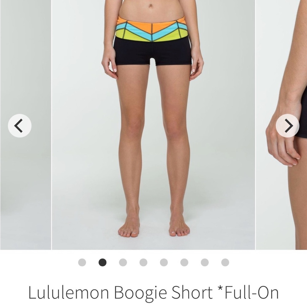 Lululemon Reversible Boogie Shorts. Size 2
